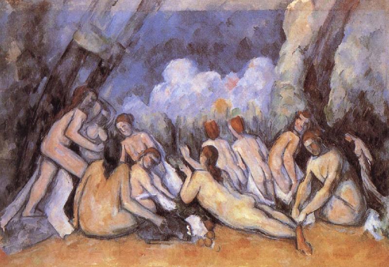 Paul Cezanne Ibe large batbers Spain oil painting art